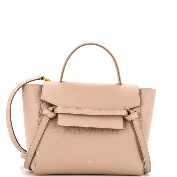 Celine Belt Bag Textured Leather Micro #241798C13B